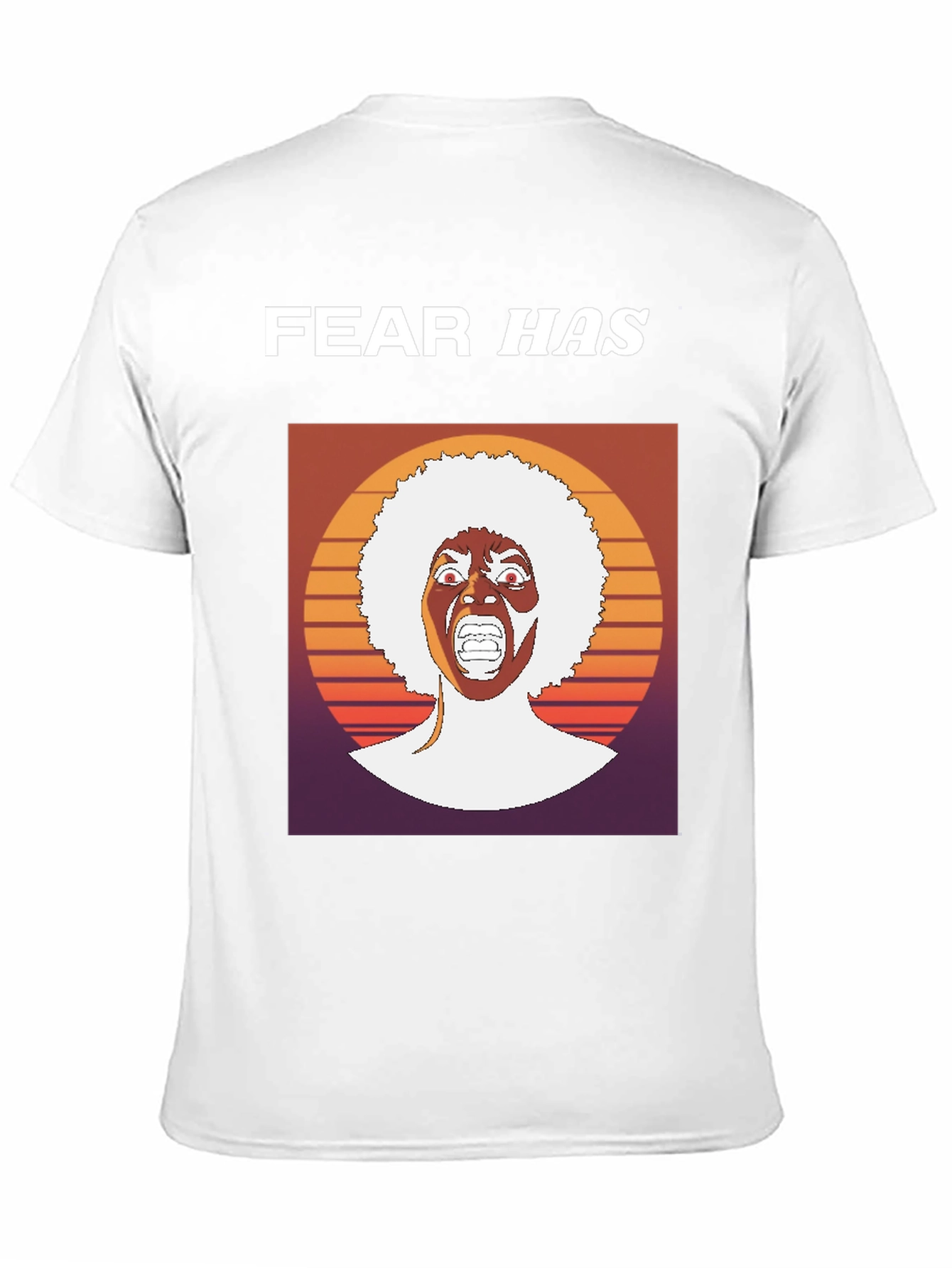 Fear Has Afro Graphic T-Shirt