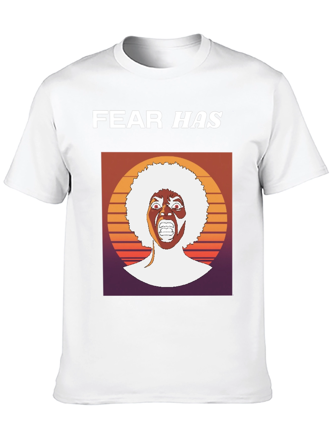 Fear Has Afro Graphic T-Shirt
