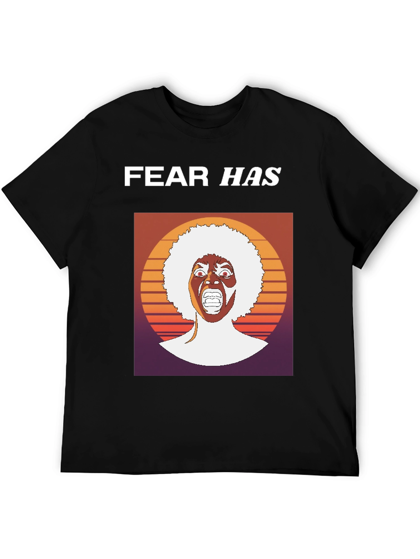 Fear Has Afro Graphic T-Shirt