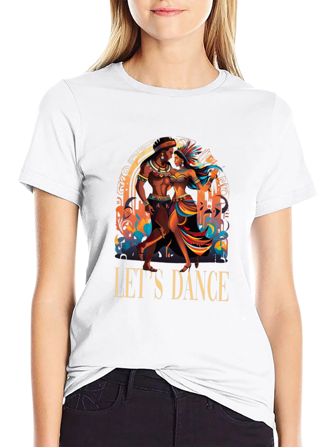 Lets Dance Graphic Print T-Shirt