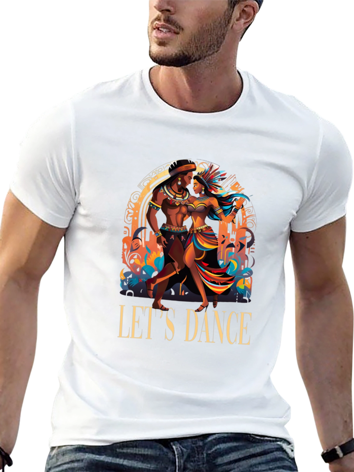 Lets Dance Graphic Print T-Shirt