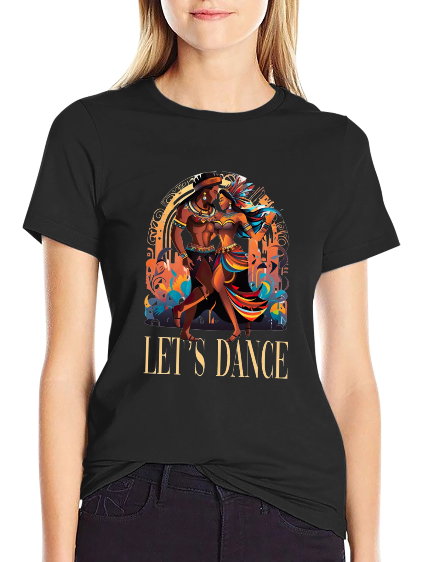 Lets Dance Graphic Print T-Shirt