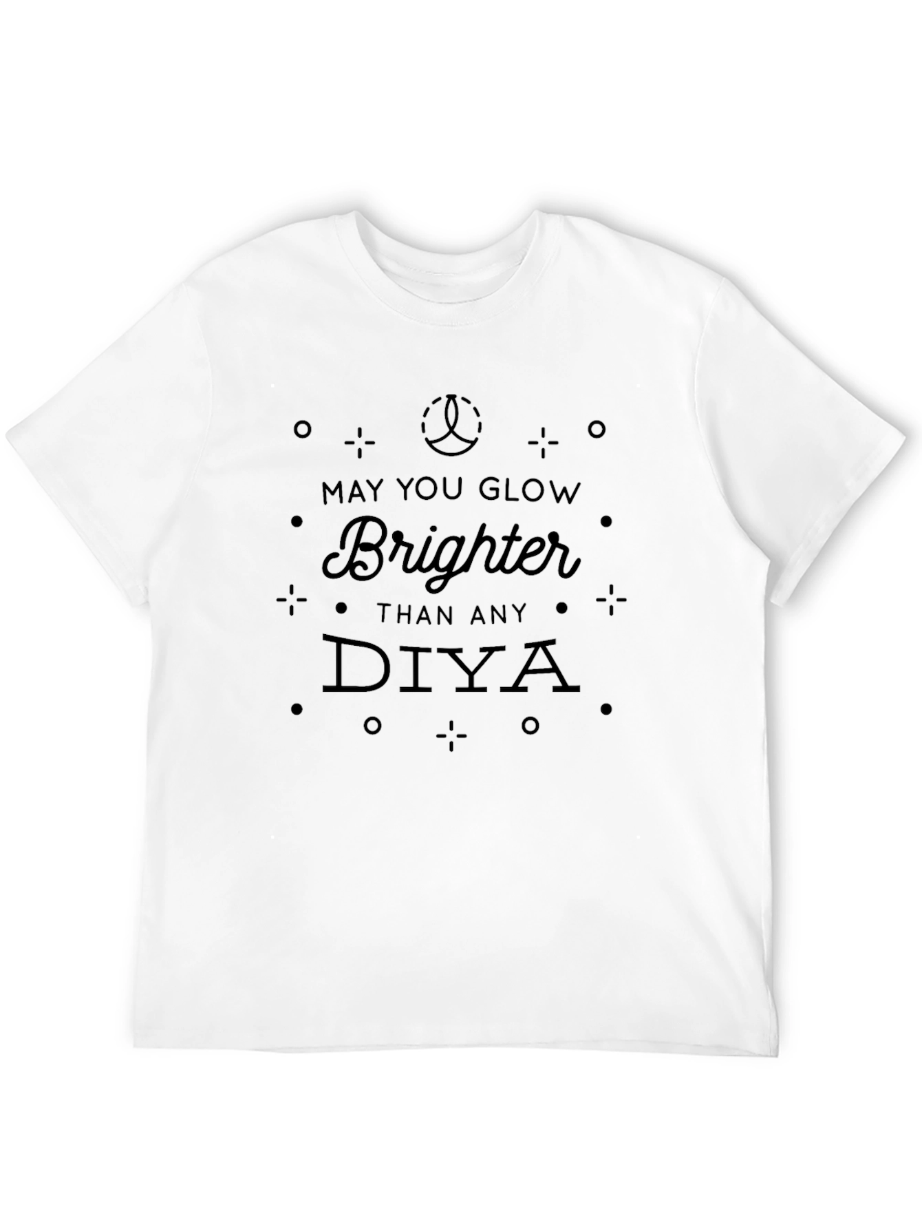 Glow Brighter Diwali T-Shirt - Festive Celebration Tee
