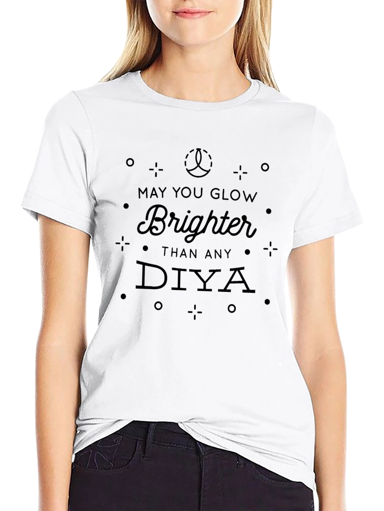 Glow Brighter Diwali T-Shirt - Festive Celebration Tee