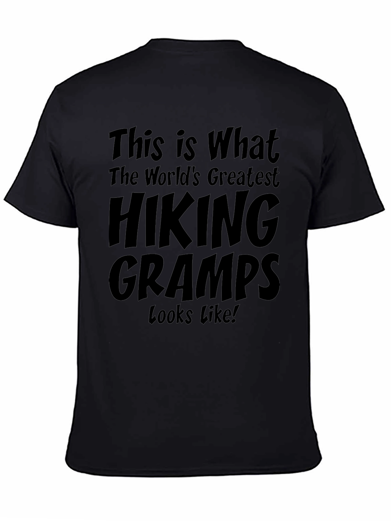 Hiking Gramps T-Shirt - Worlds Greatest Grandfather Tee