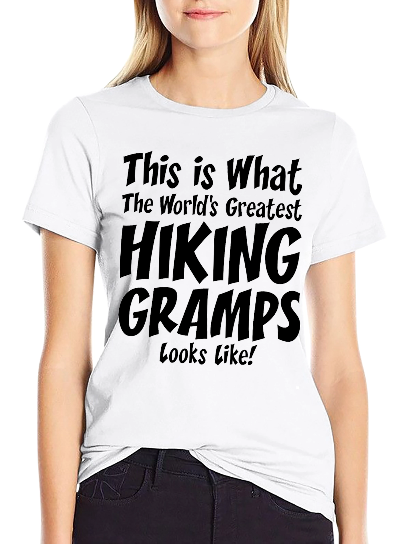 Hiking Gramps T-Shirt - Worlds Greatest Grandfather Tee