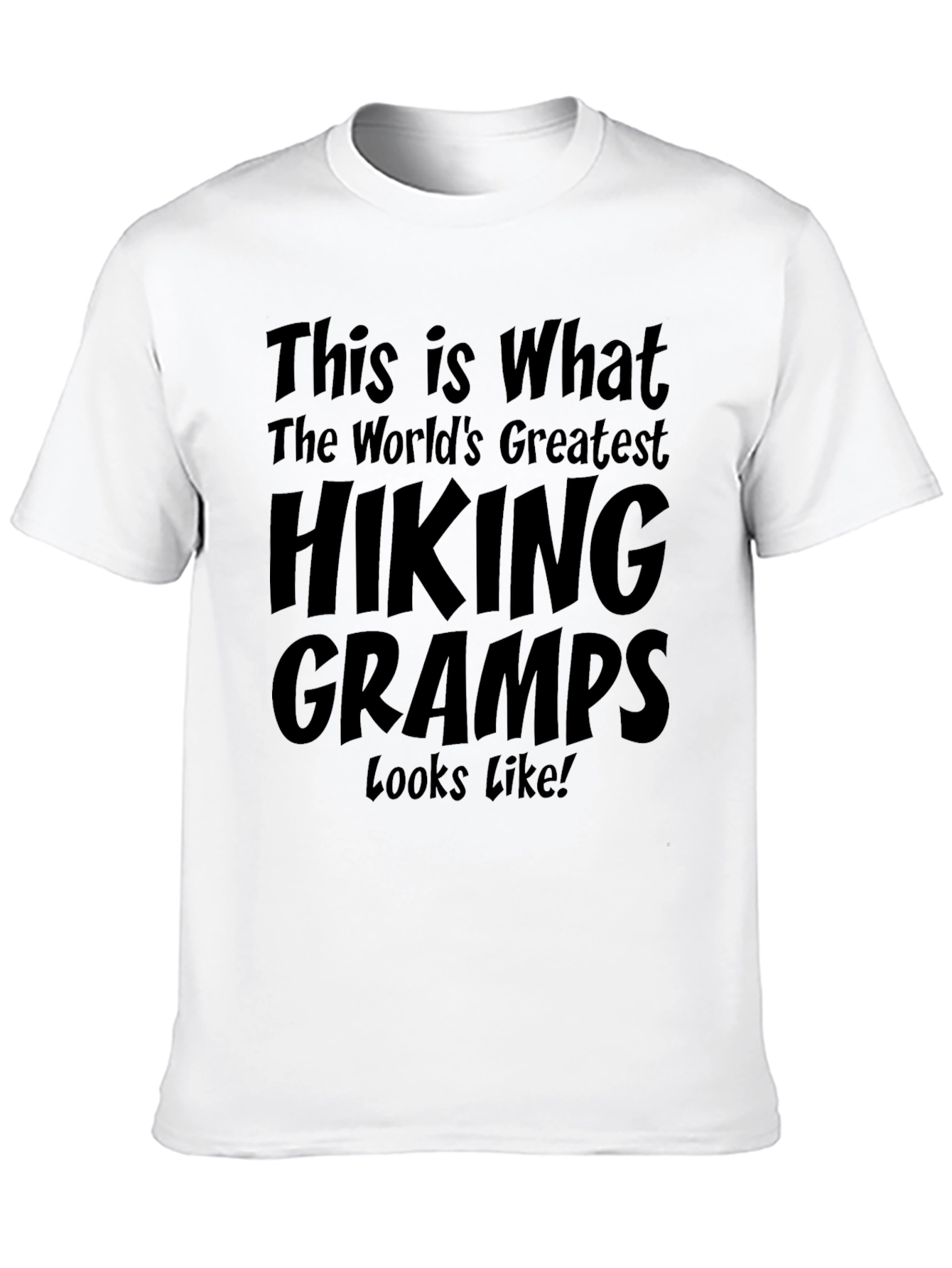 Hiking Gramps T-Shirt - Worlds Greatest Grandfather Tee