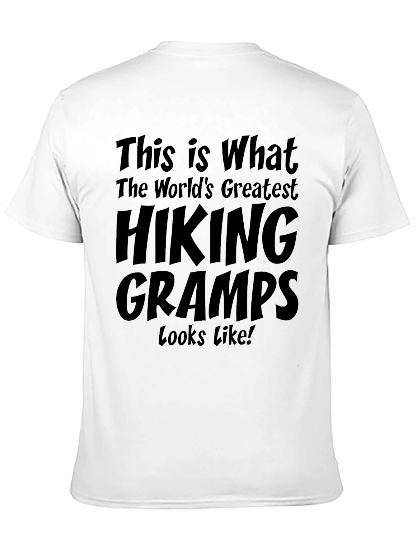 Hiking Gramps T-Shirt - Worlds Greatest Grandfather Tee