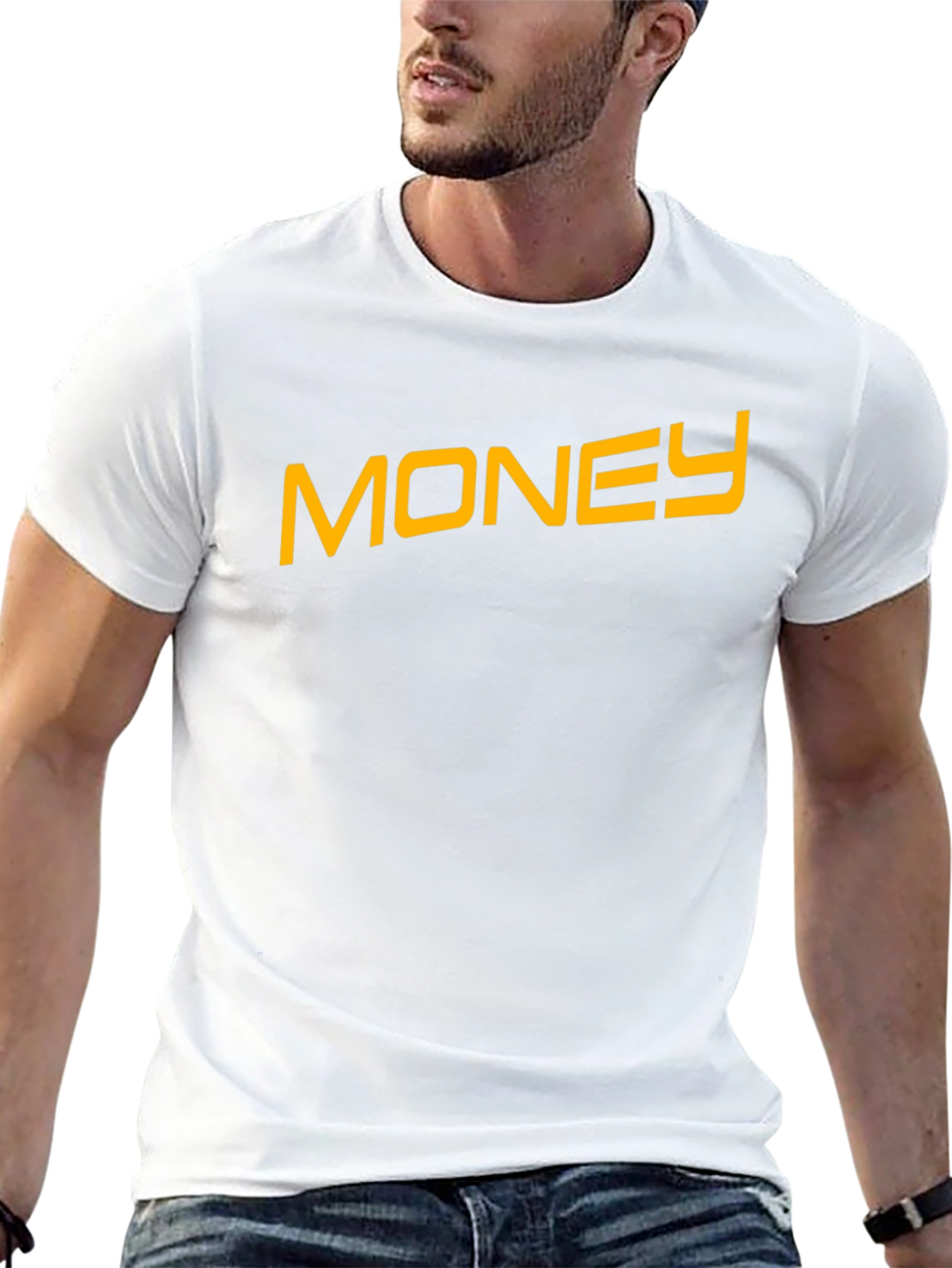 Money Graphic Tee - Stylish Black T-Shirt