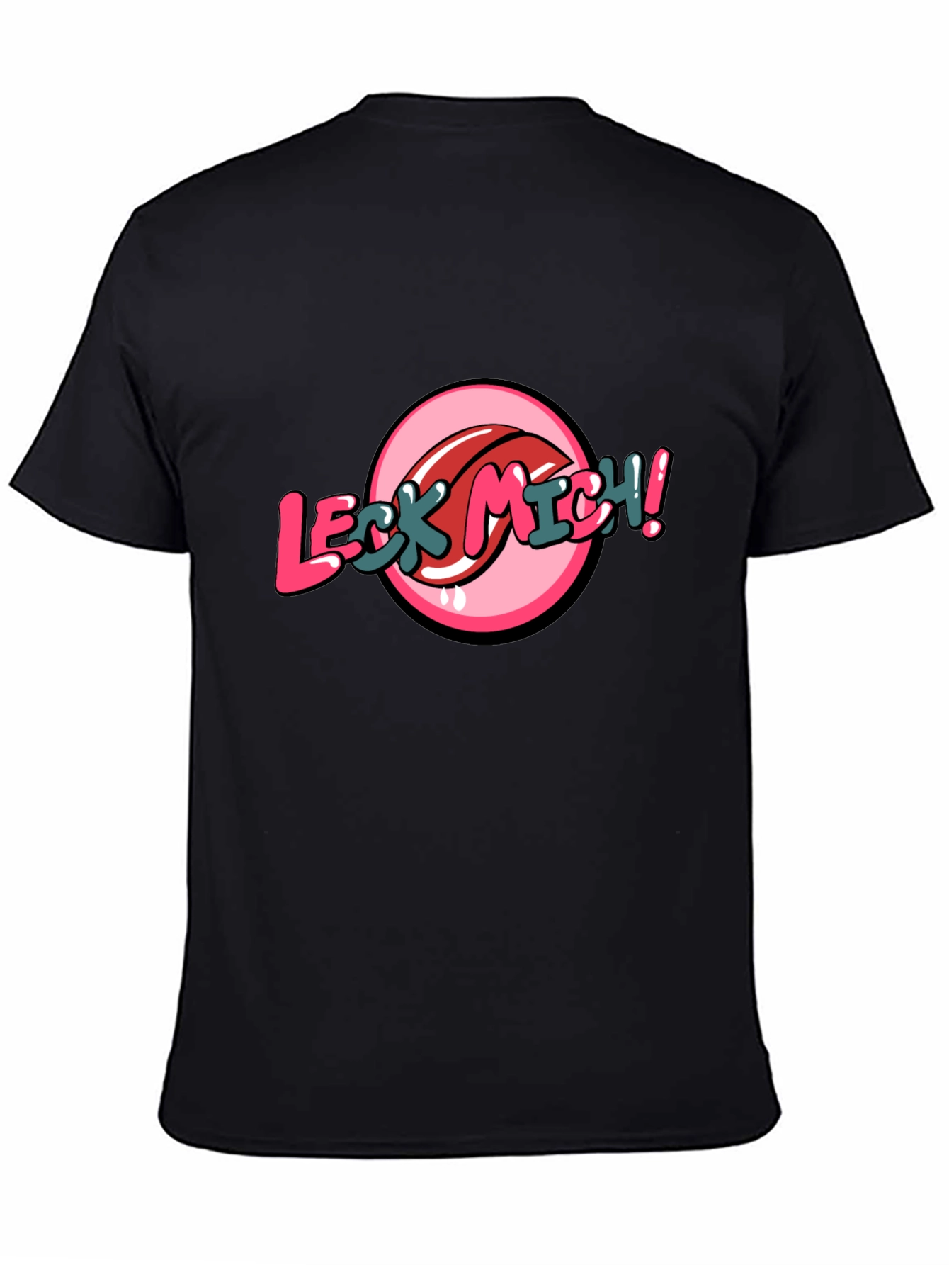 Leck Mich! Graphic Tee - Black Casual Shirt