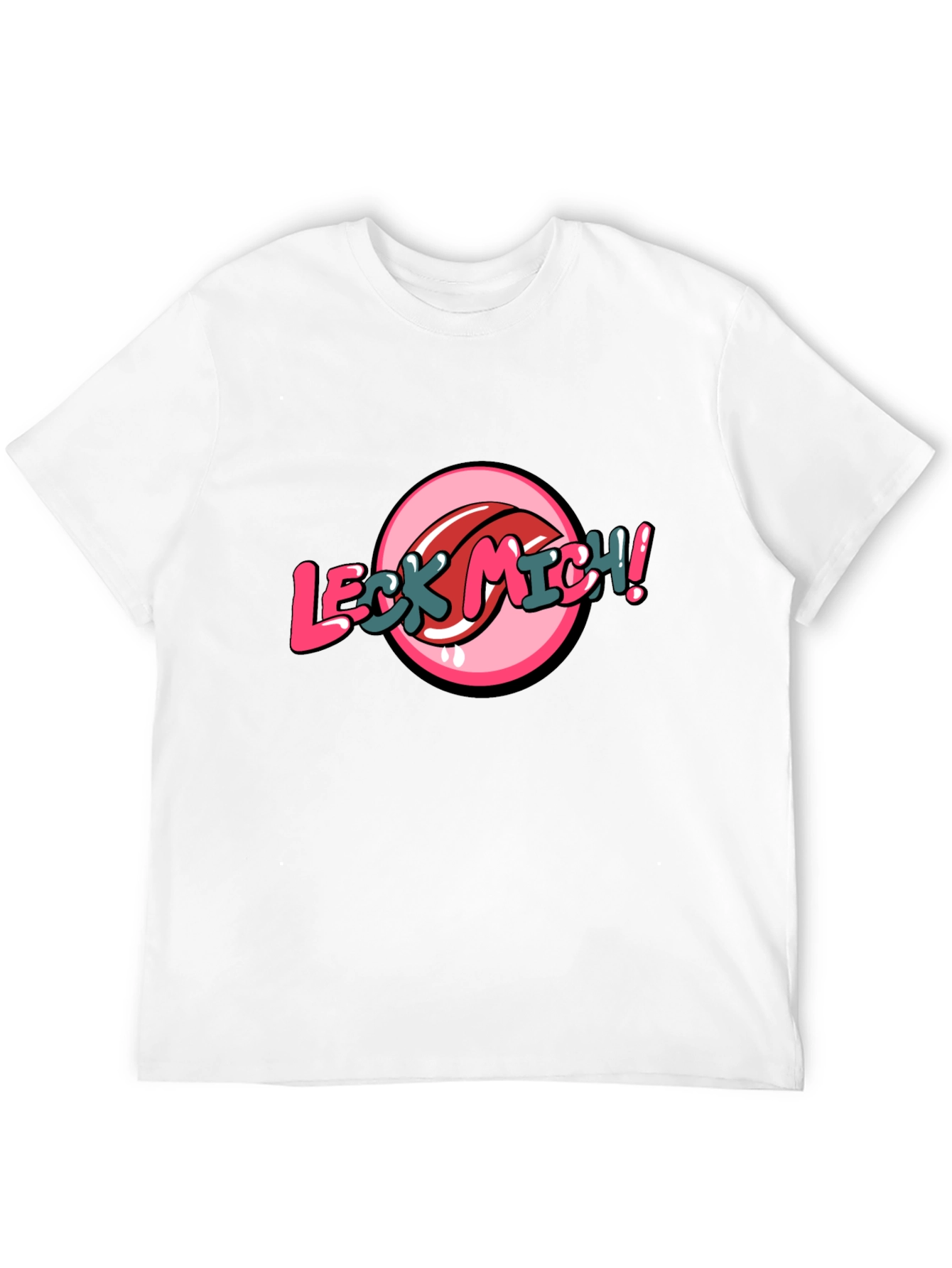 Leck Mich! Graphic Tee - Black Casual Shirt