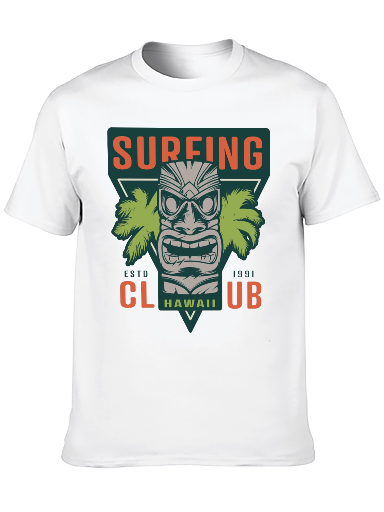 Surfing Club Hawaii Graphic T-Shirt