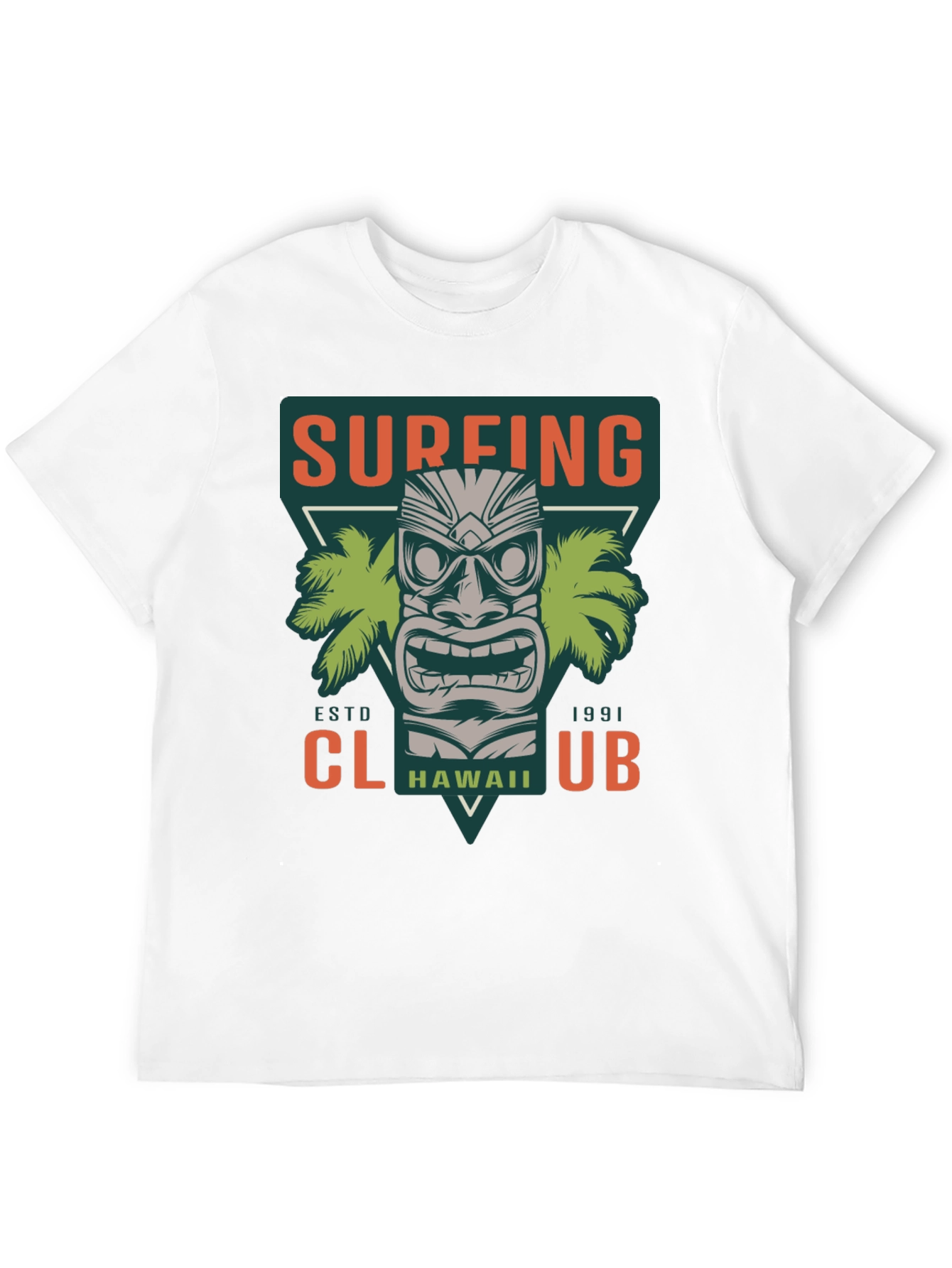 Surfing Club Hawaii Graphic T-Shirt