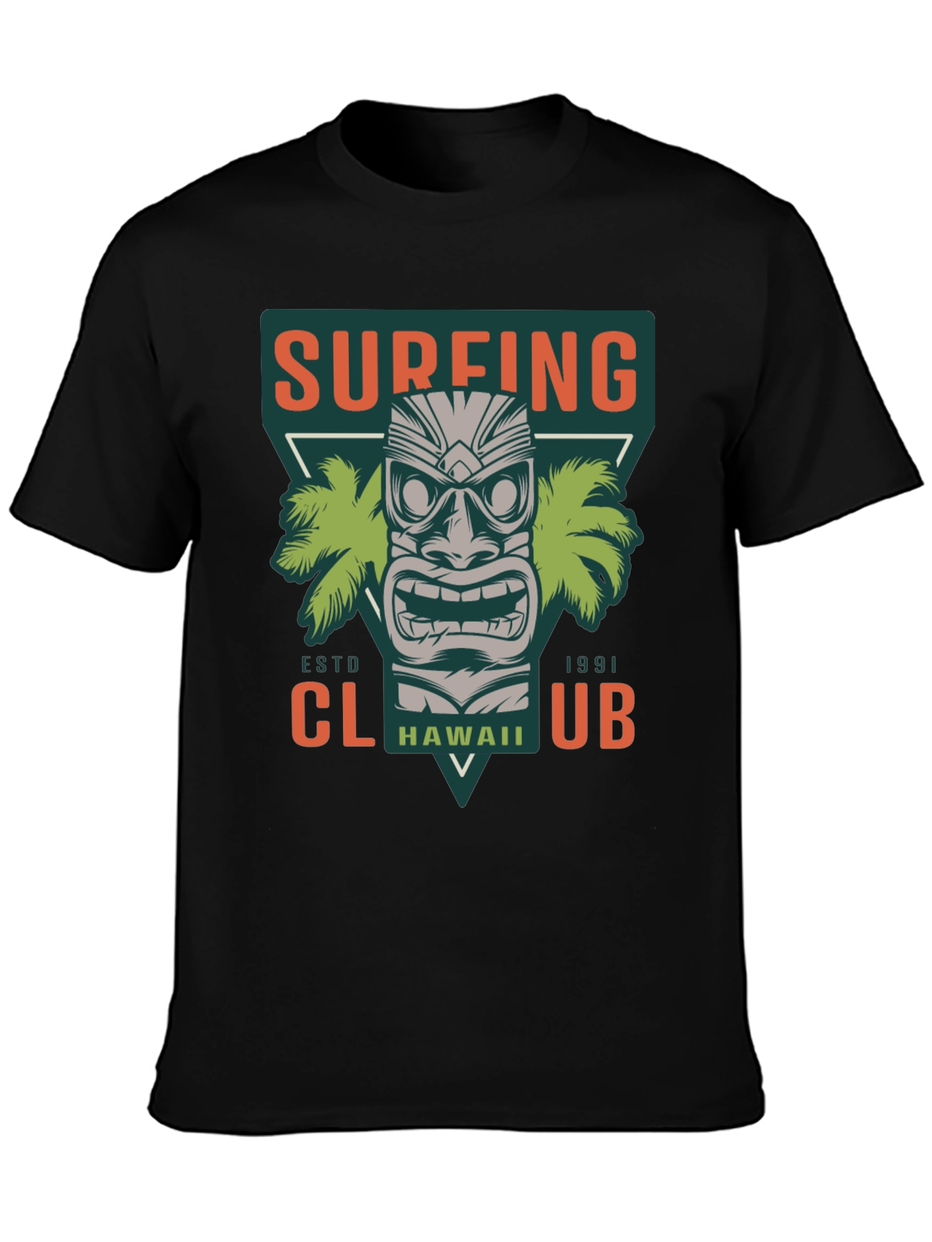 Surfing Club Hawaii Graphic T-Shirt