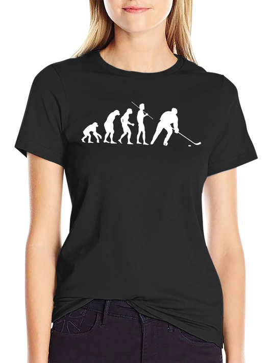 Evolution of Hockey T-Shirt - Funny Sports Tee