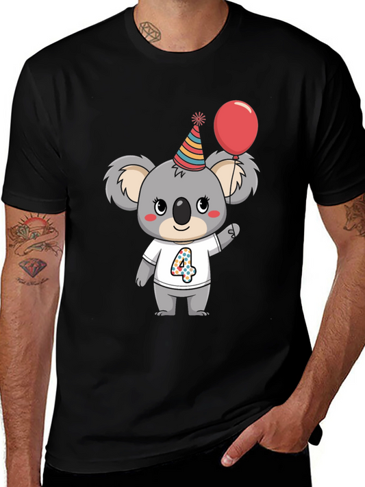 Cute Koala 4th Birthday T-Shirt