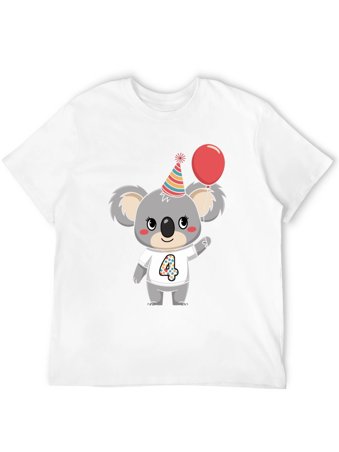 Cute Koala 4th Birthday T-Shirt