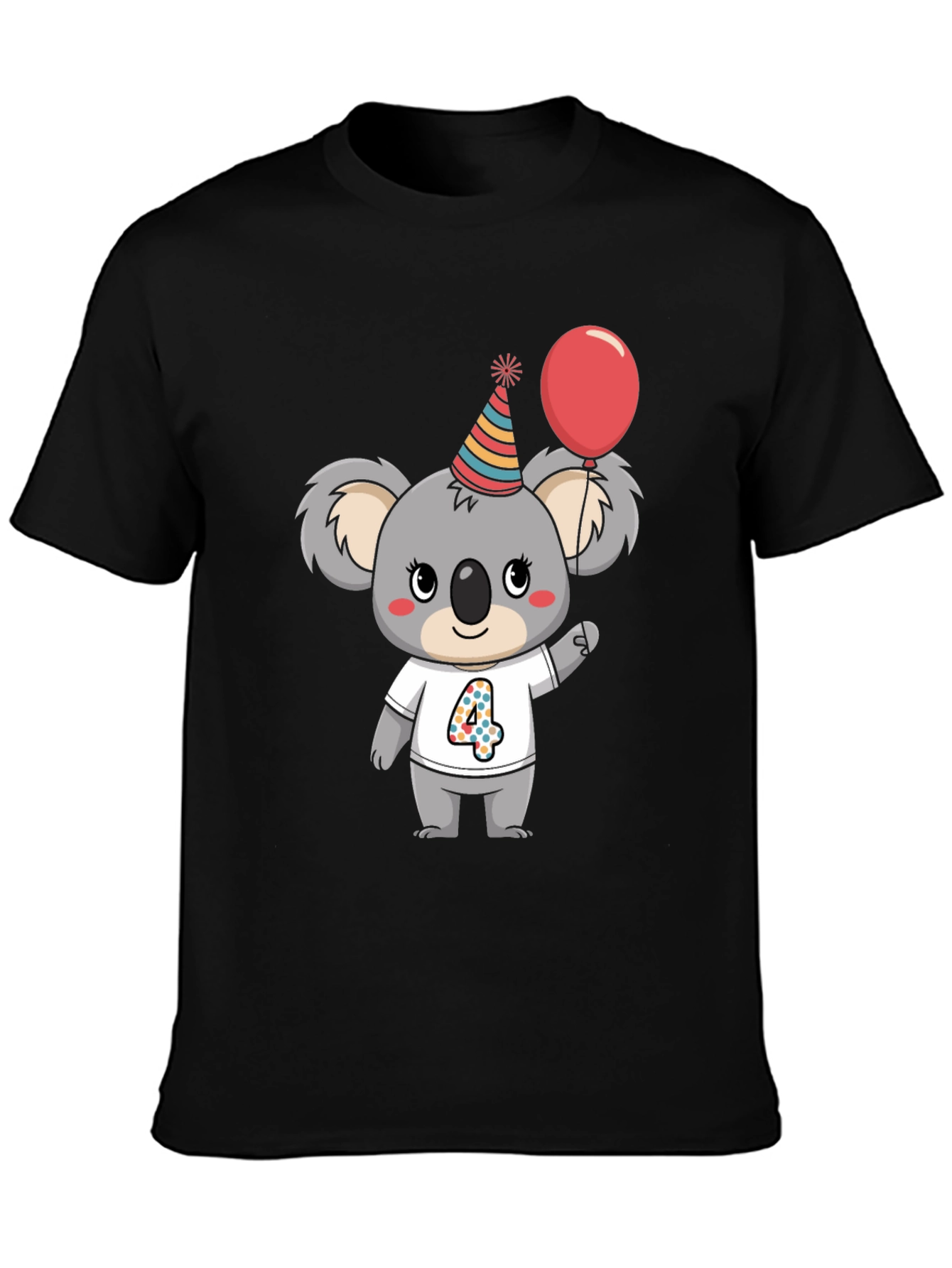 Cute Koala 4th Birthday T-Shirt