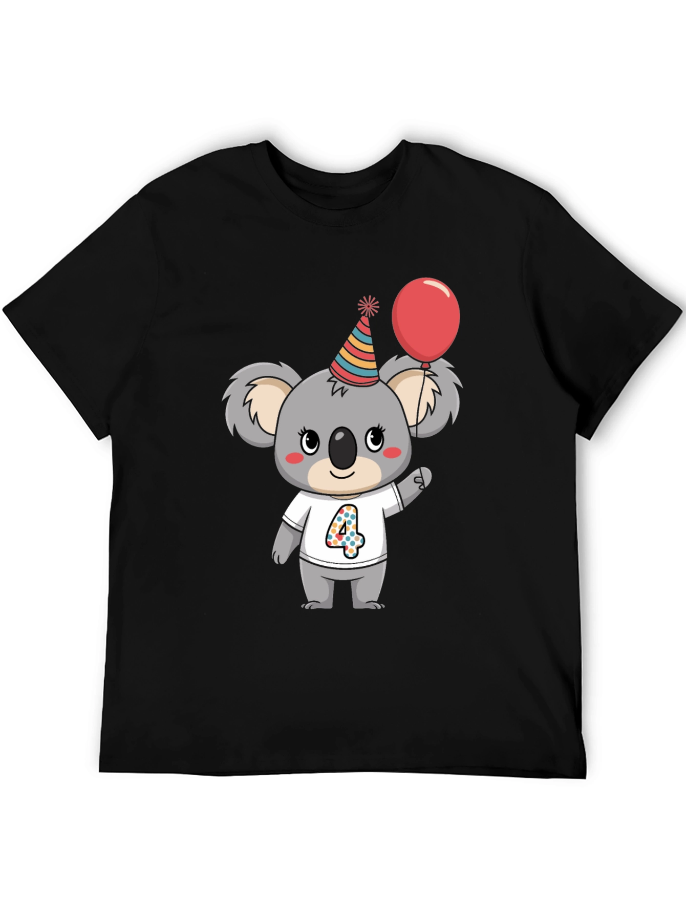 Cute Koala 4th Birthday T-Shirt