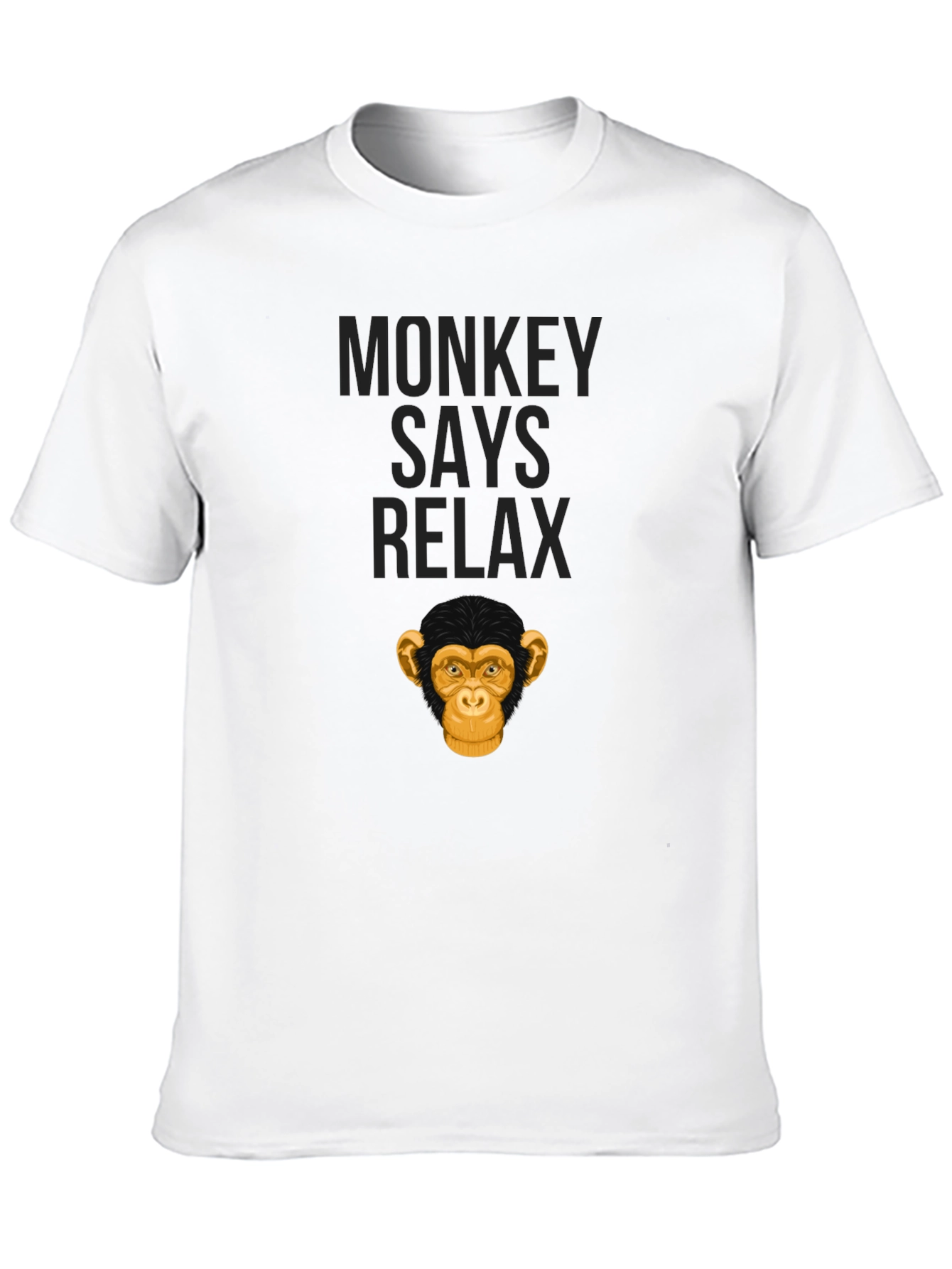 Monkey Says Relax Graphic T-Shirt