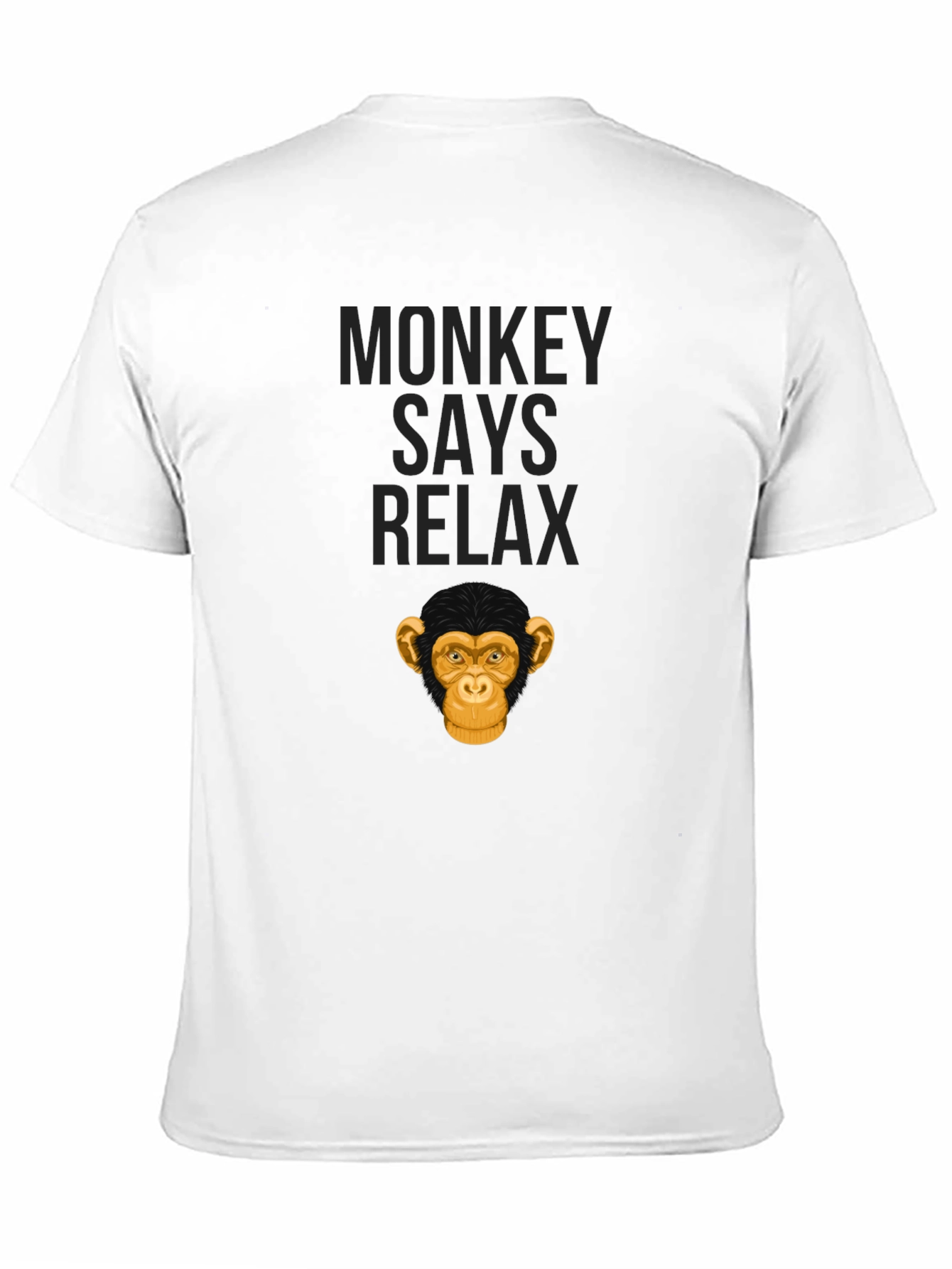 Monkey Says Relax Graphic T-Shirt