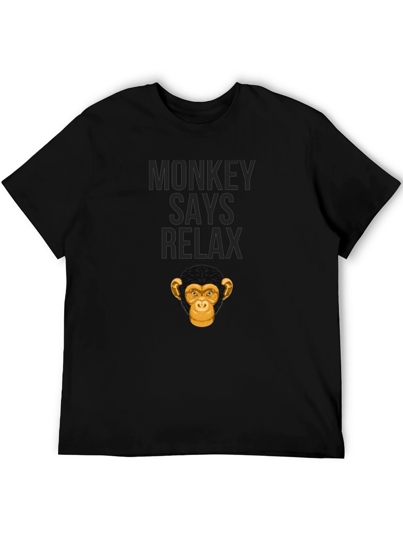 Monkey Says Relax Graphic T-Shirt