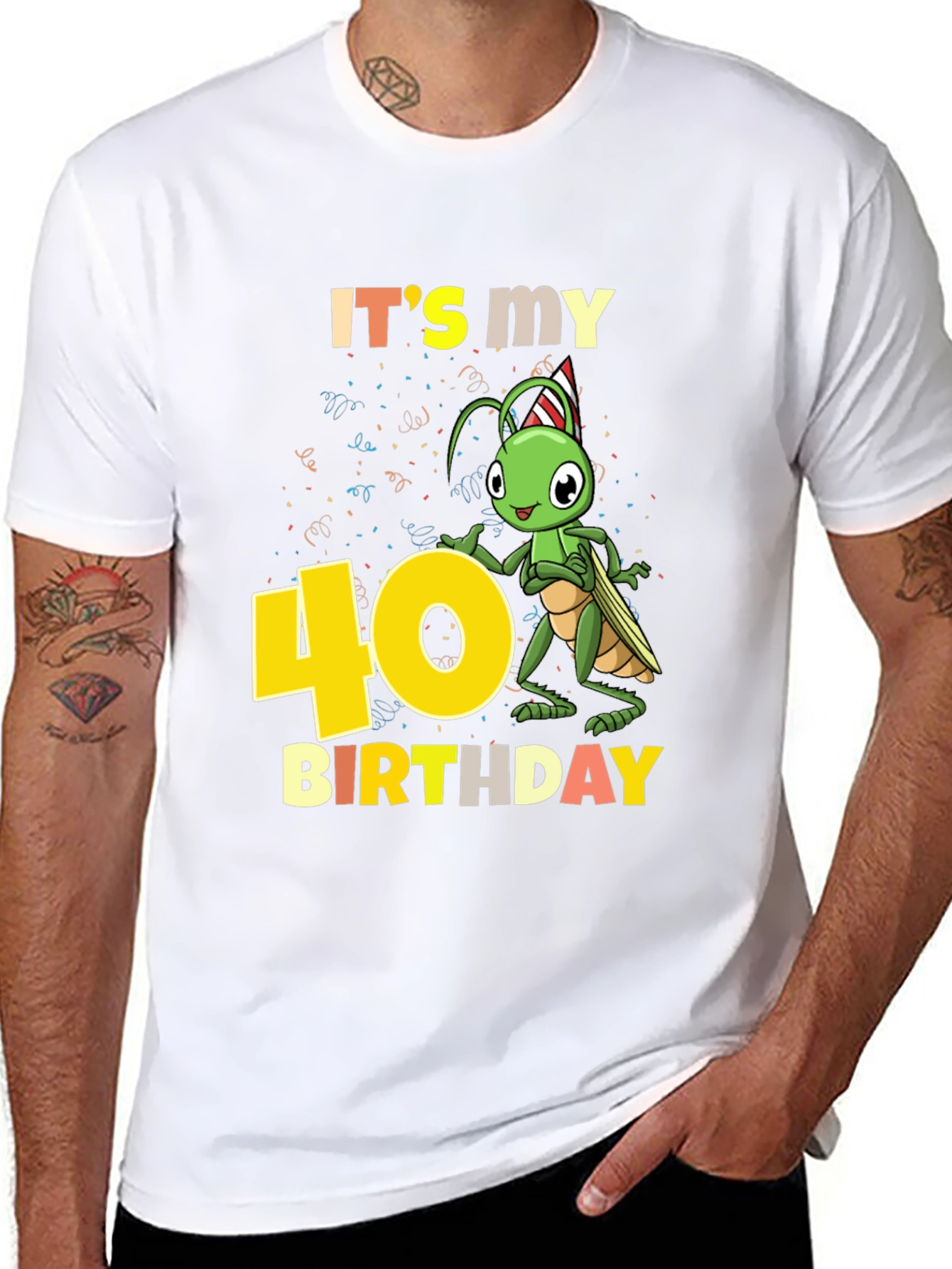 Its My 40th Birthday Grasshopper T-Shirt