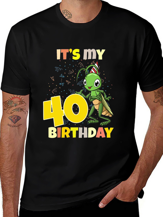 Its My 40th Birthday Grasshopper T-Shirt