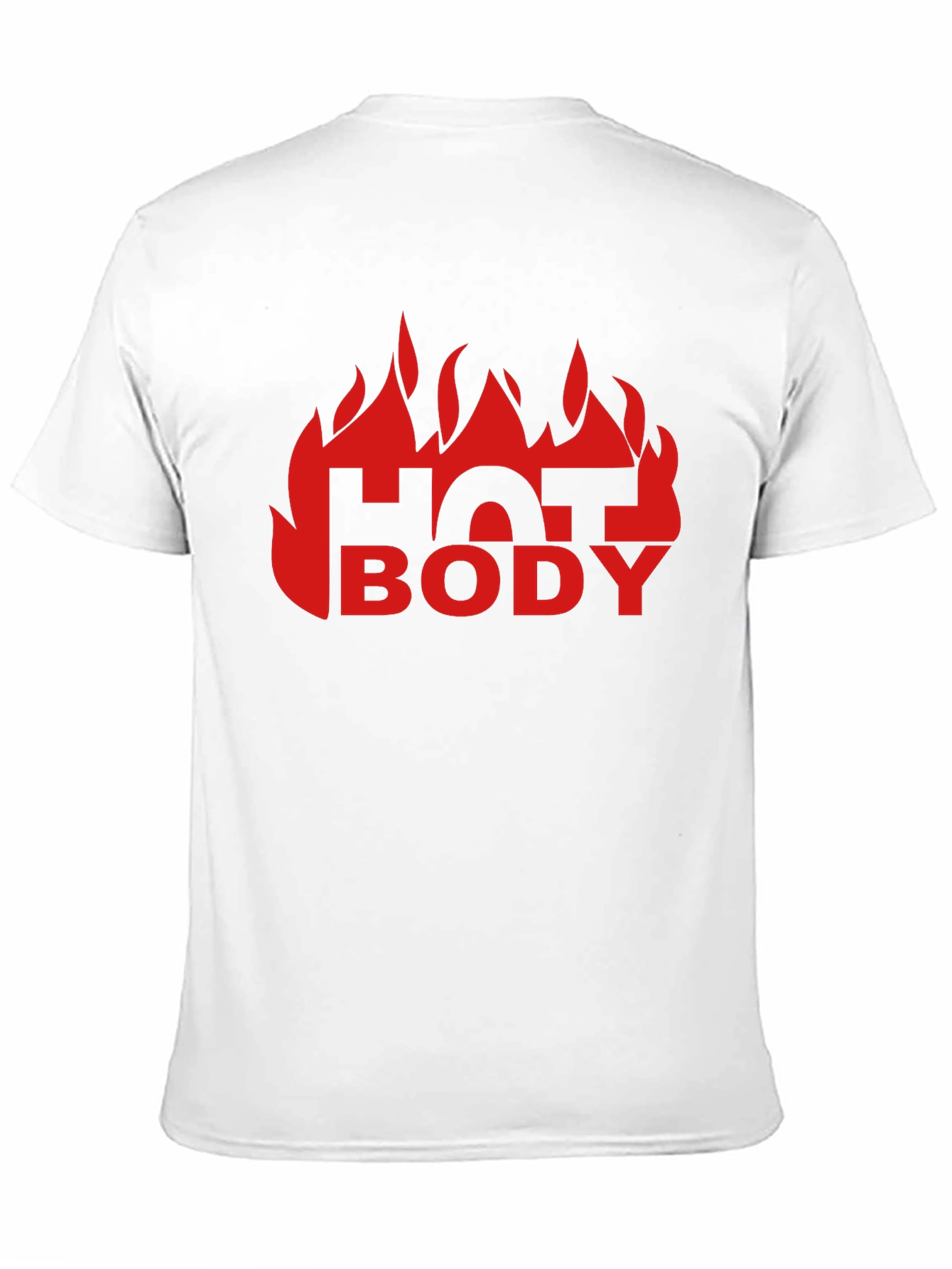 Hot Body Graphic Tee - Black Cotton T-Shirt