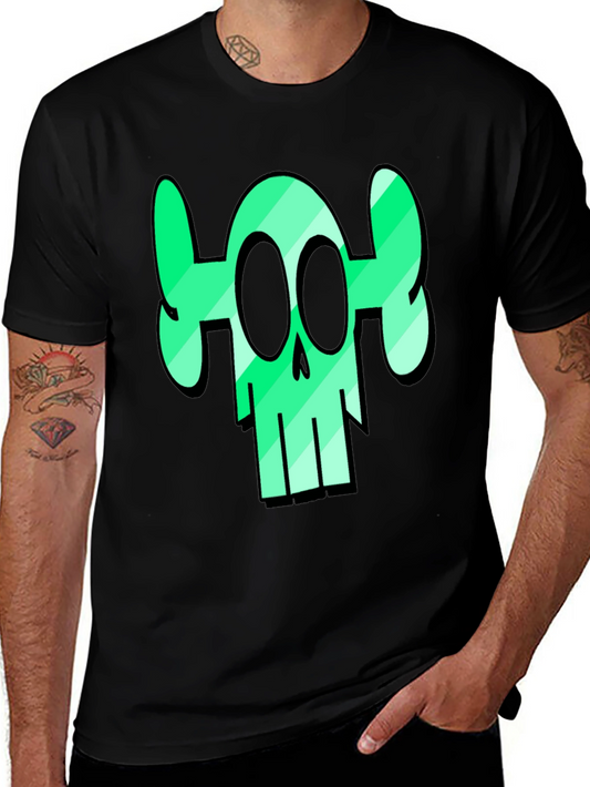 Skull Graphic Tee - Edgy & Stylish Mens T-Shirt