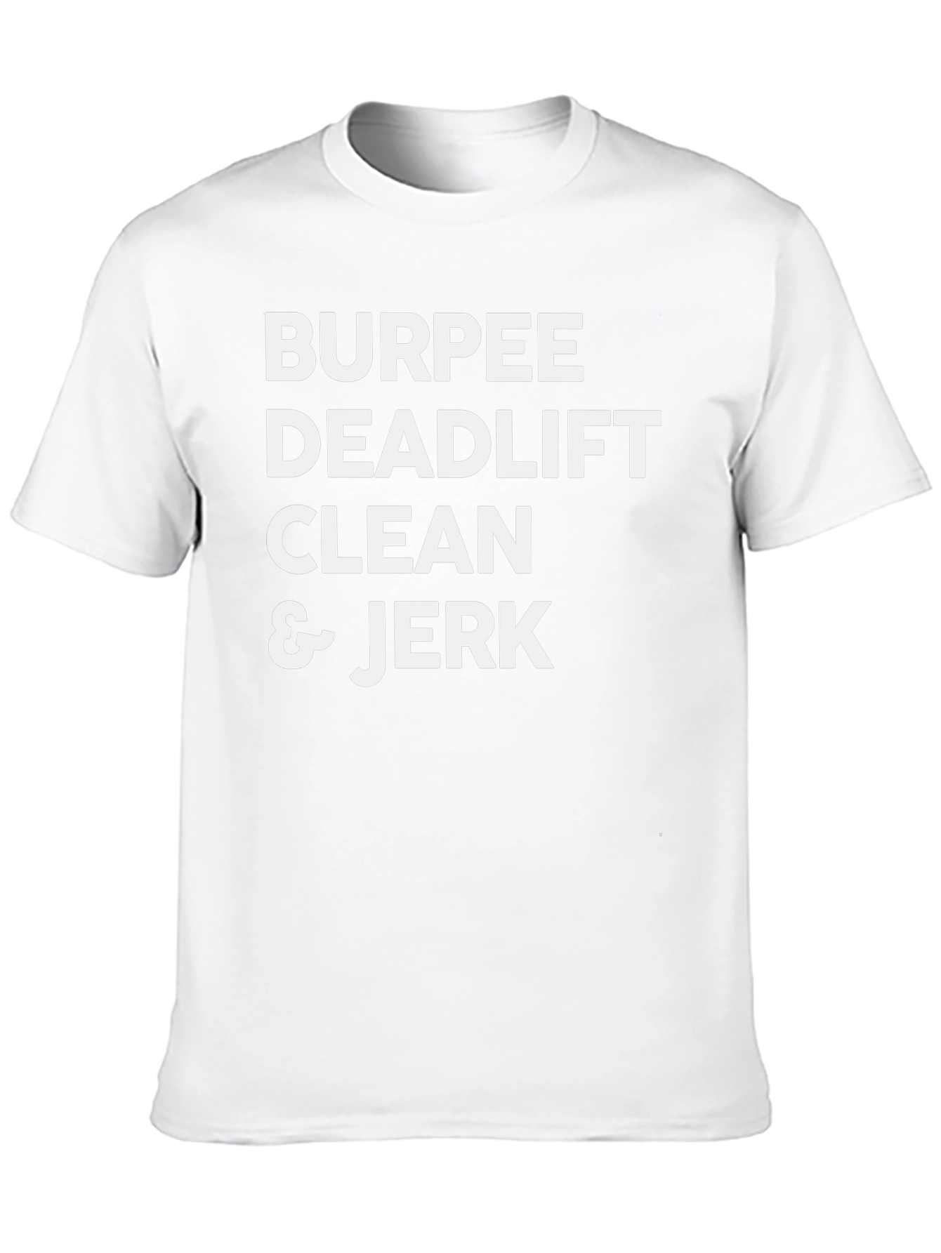 Burpee Deadlift Clean & Jerk Black Graphic Tee