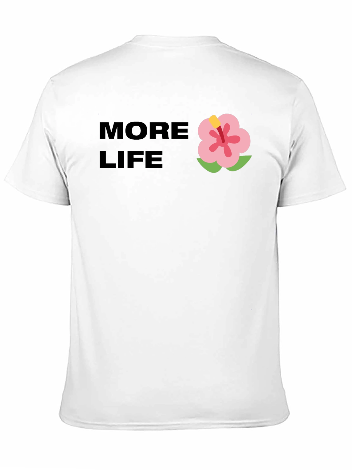More Life Graphic Tee - Black Casual T-Shirt