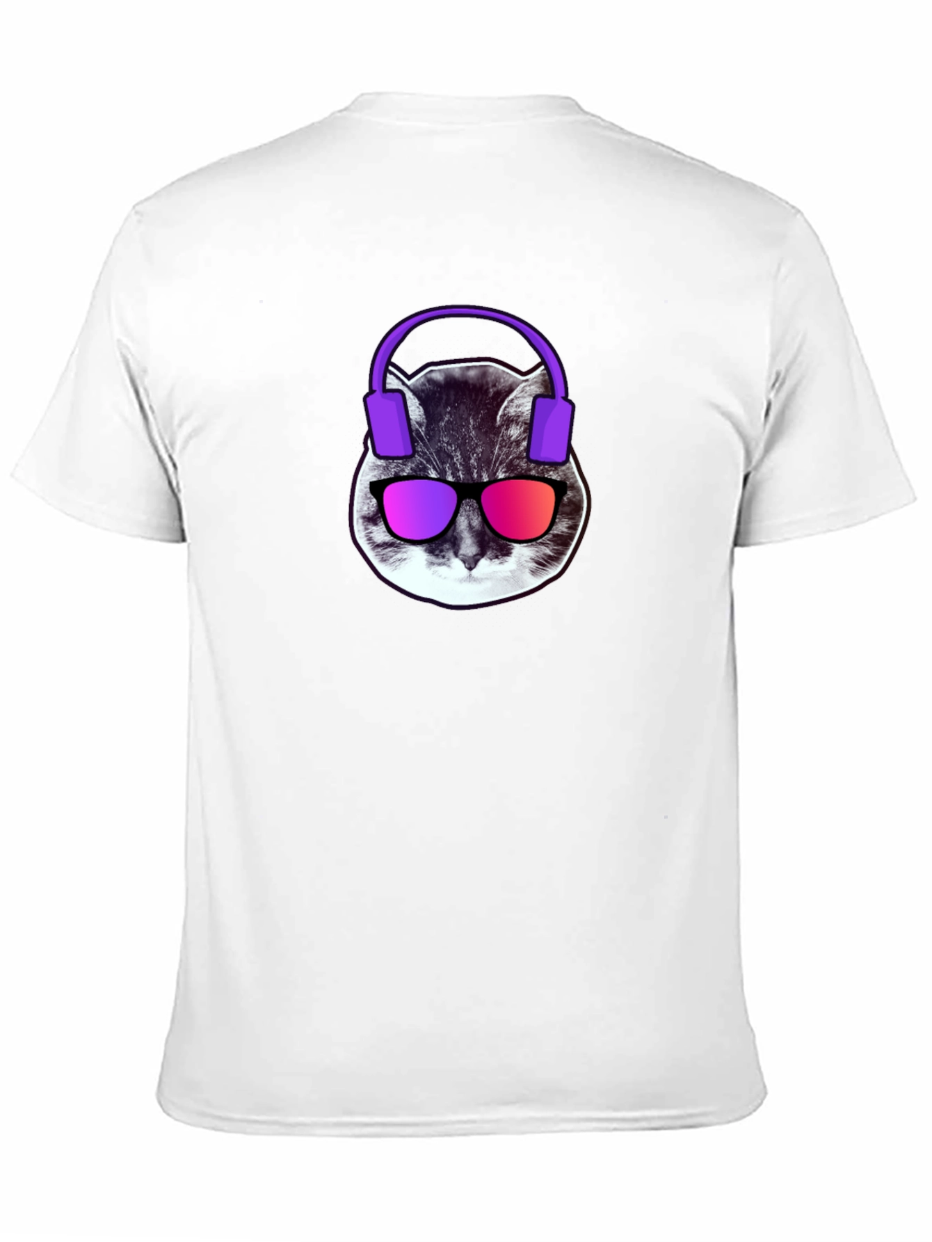 Cool Cat Graphic Tee - Headphones & Shades!