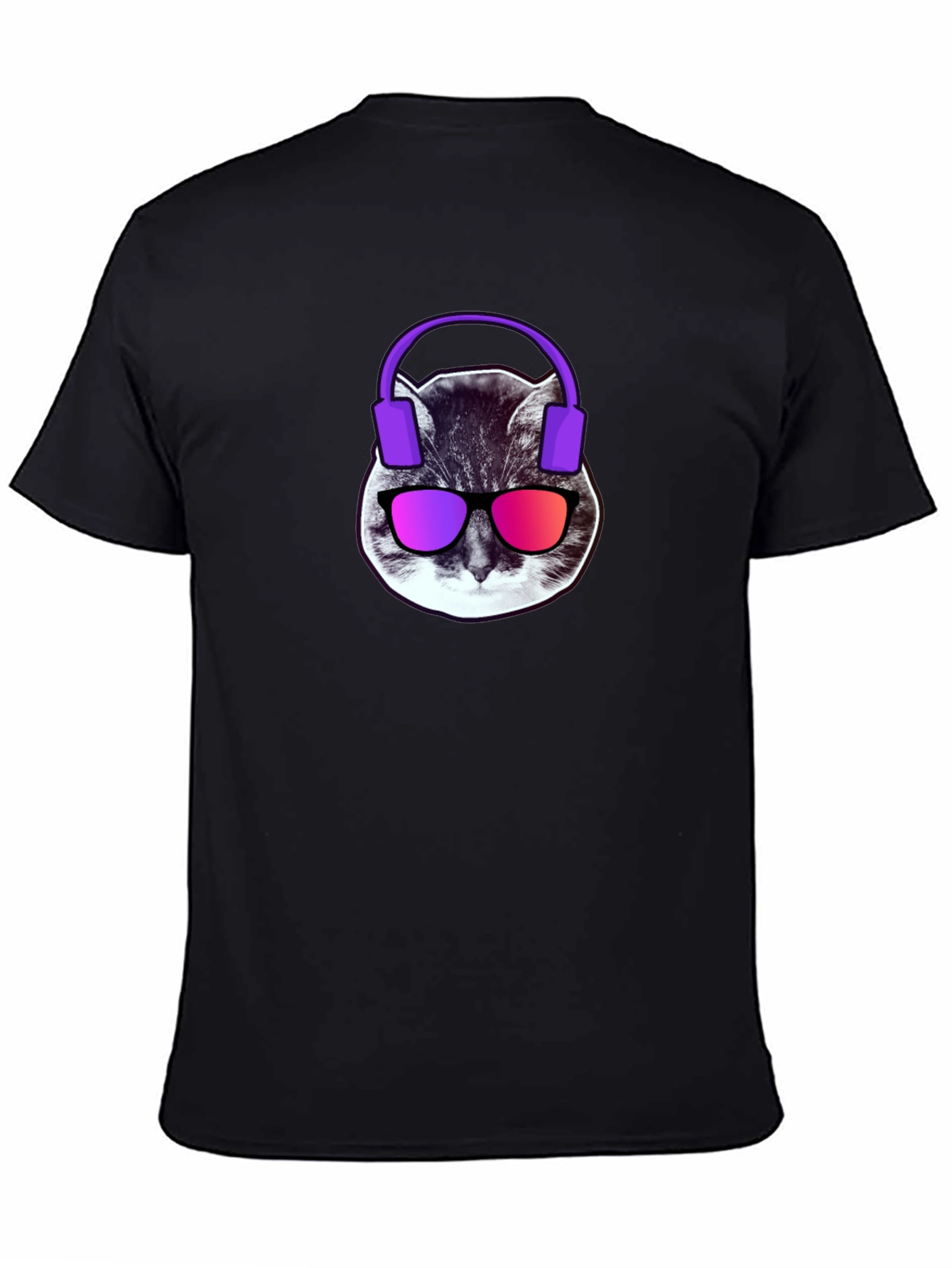 Cool Cat Graphic Tee - Headphones & Shades!