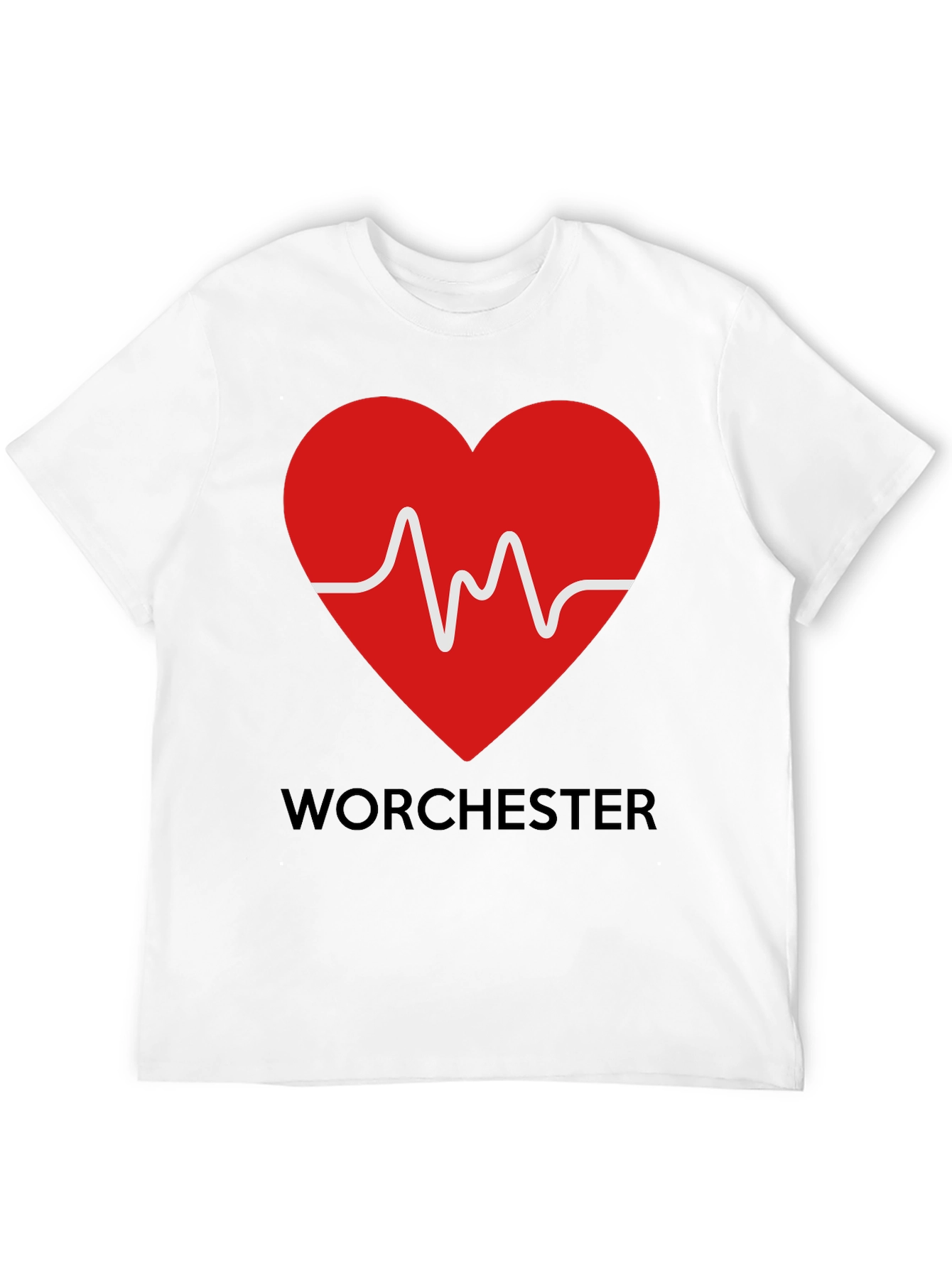Worcester Heartbeat T-Shirt - City Pride Tee
