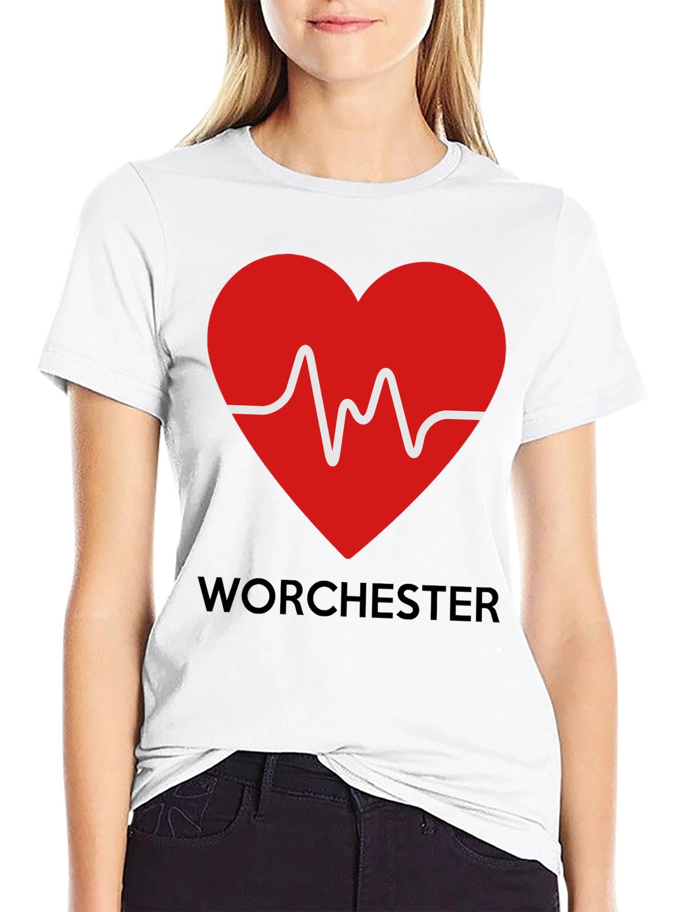 Worcester Heartbeat T-Shirt - City Pride Tee