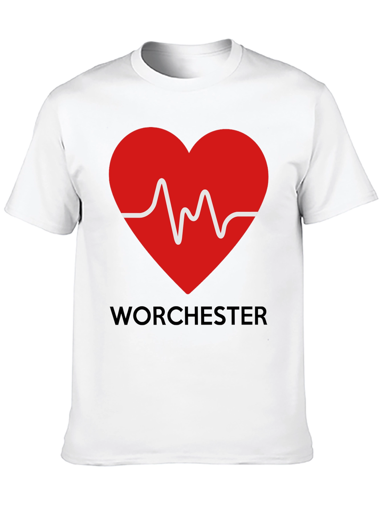 Worcester Heartbeat T-Shirt - City Pride Tee
