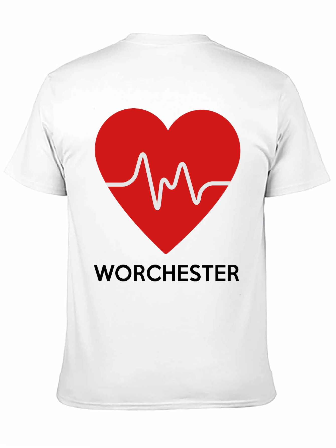 Worcester Heartbeat T-Shirt - City Pride Tee