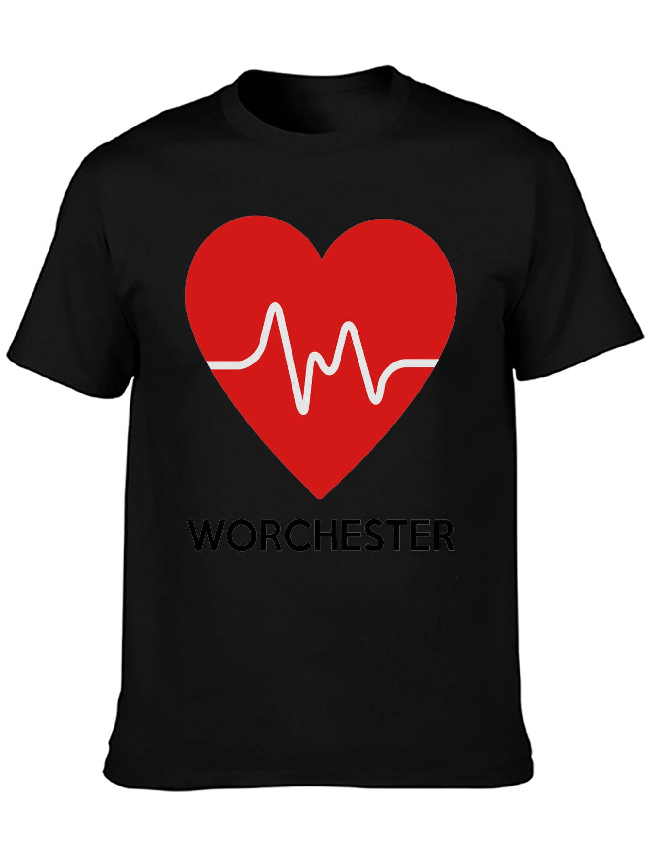 Worcester Heartbeat T-Shirt - City Pride Tee