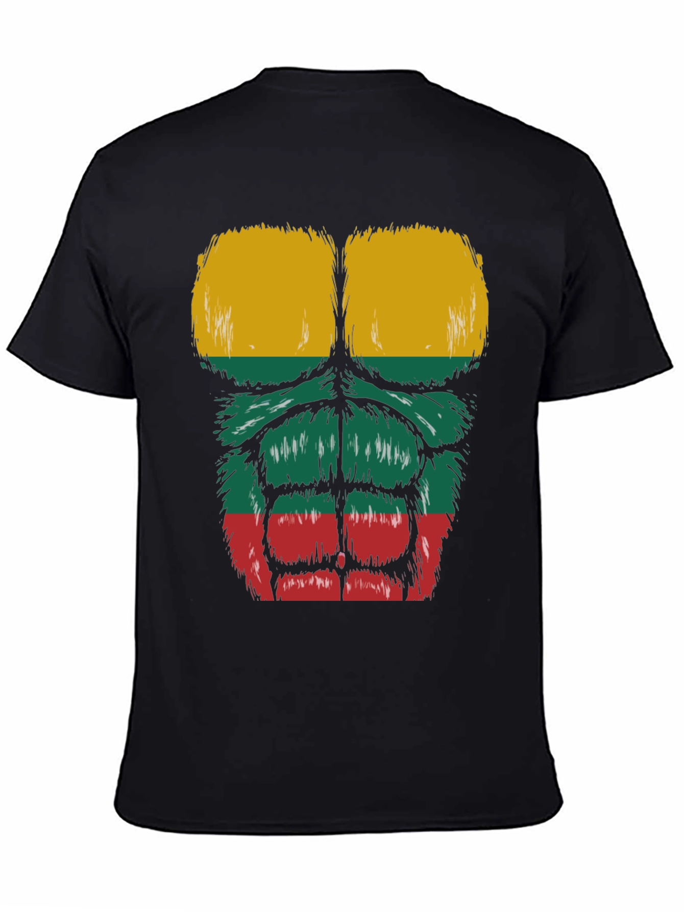 Lithuania Flag Muscle Tee