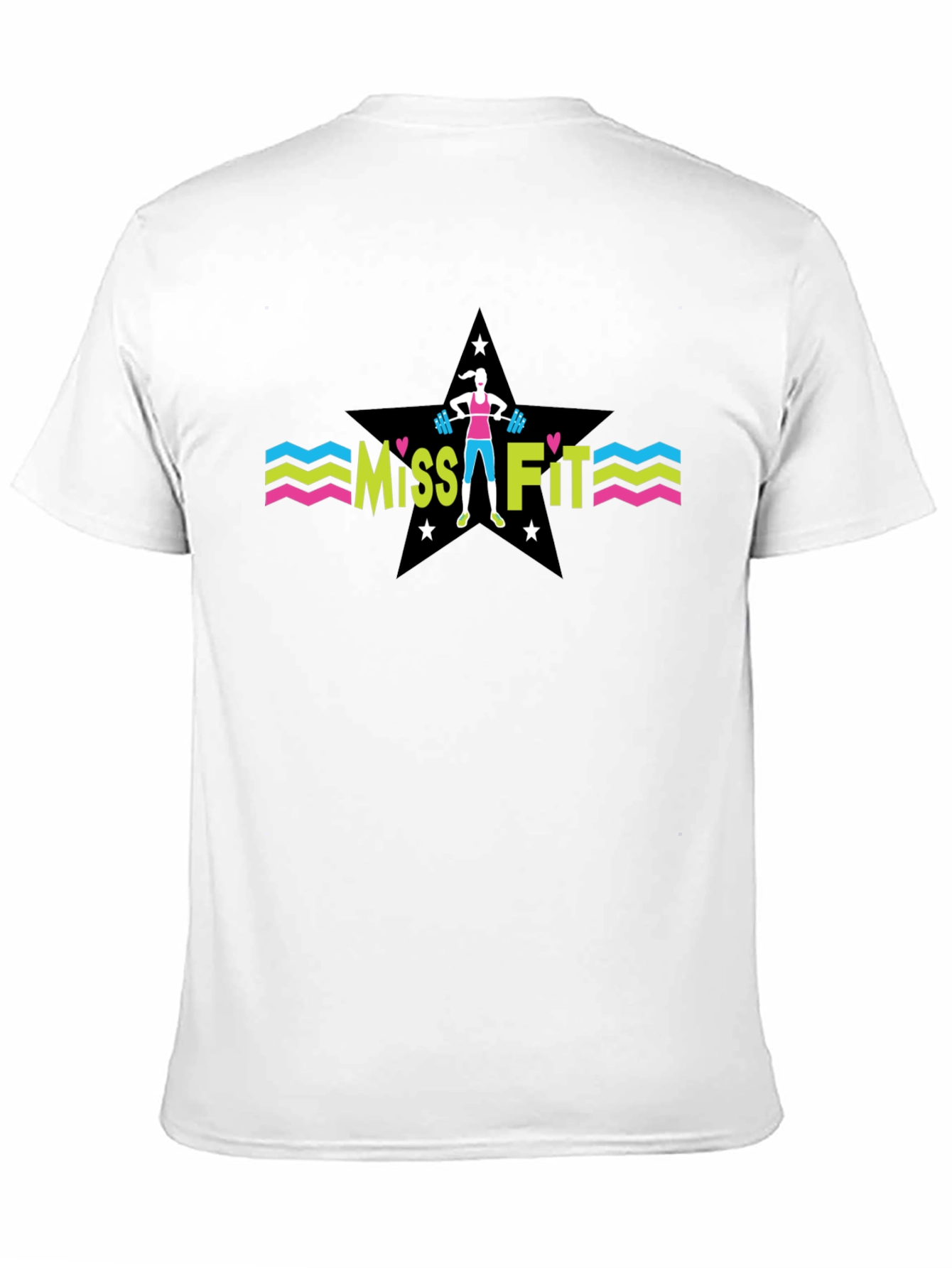 Miss Fit Black T-Shirt - Fitness Apparel