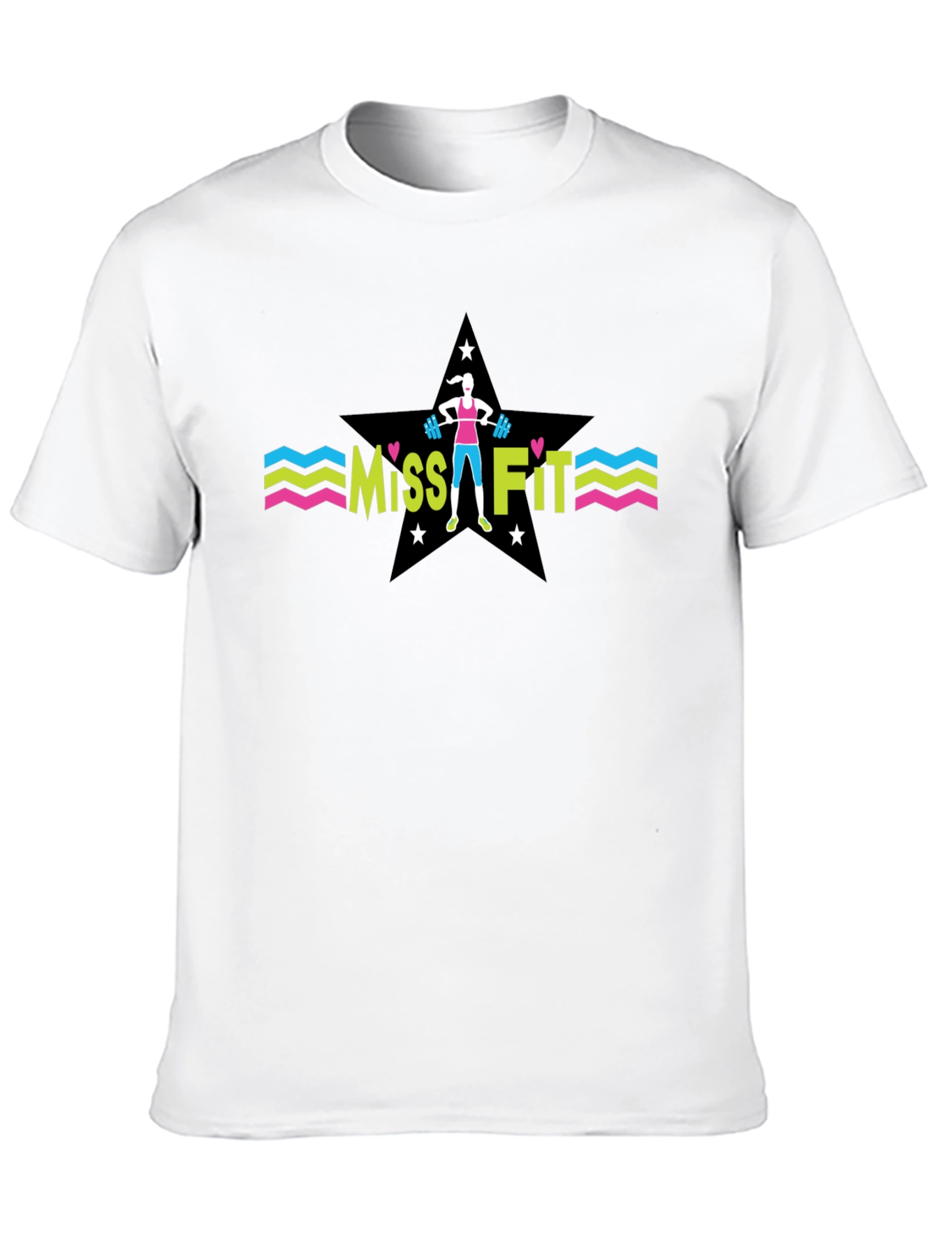 Miss Fit Black T-Shirt - Fitness Apparel