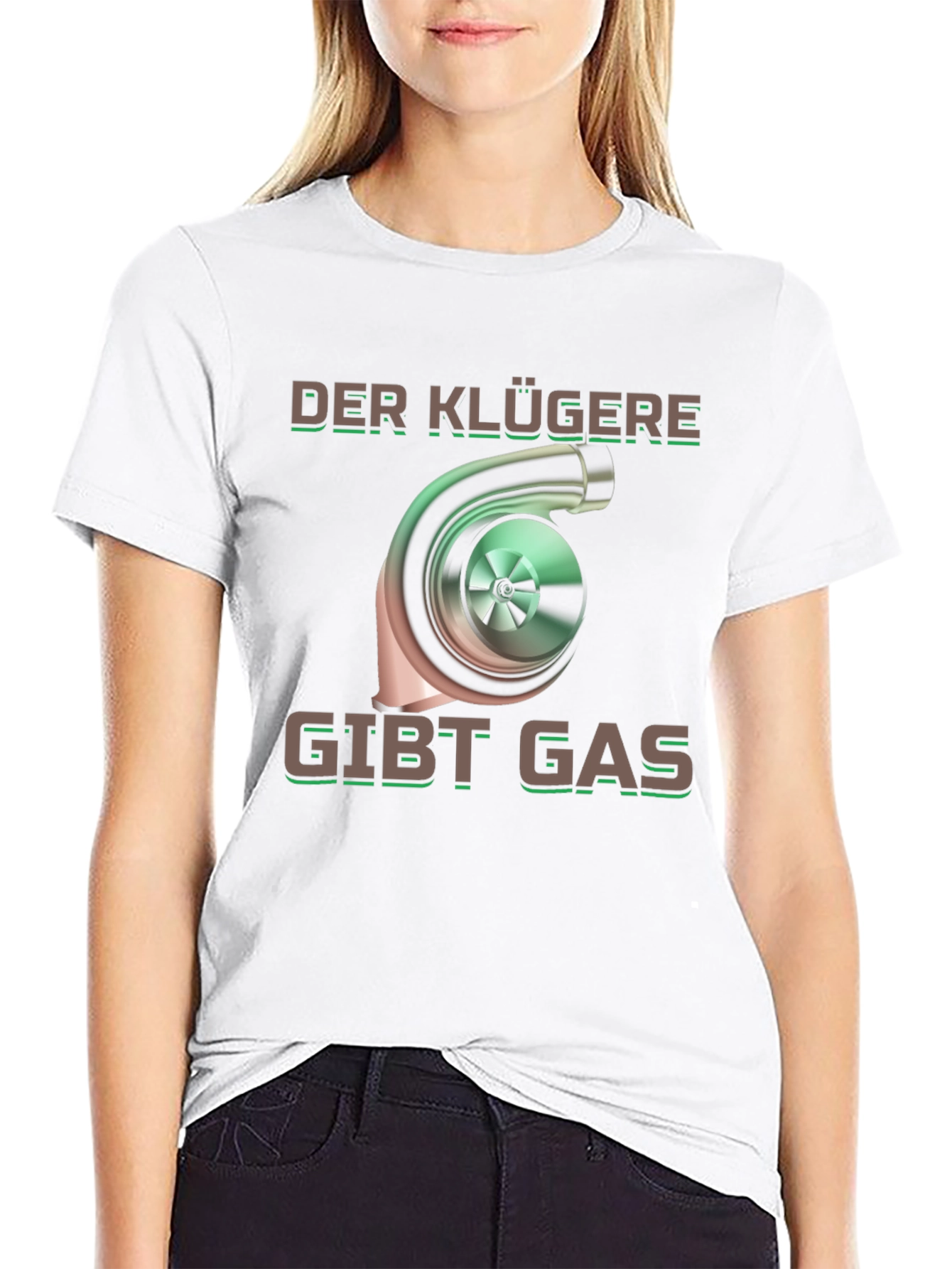 Der Klügere Gibt Gas Turbo T-Shirt