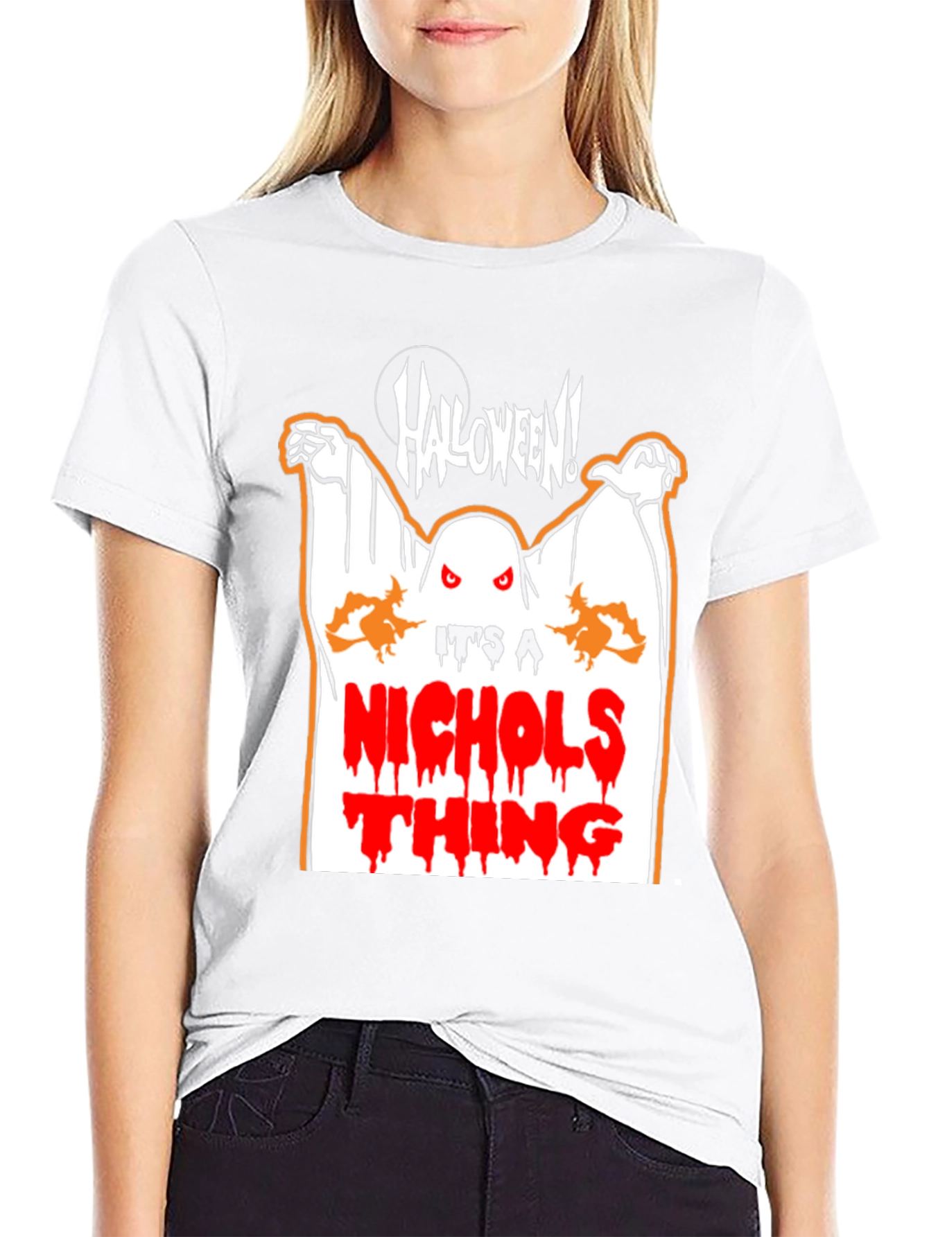 Halloween Nichols Thing Ghost T-Shirt