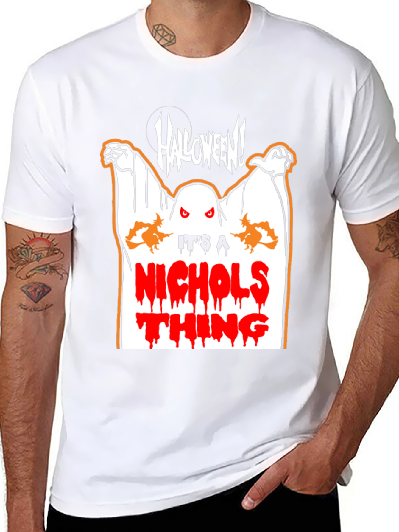 Halloween Nichols Thing Ghost T-Shirt