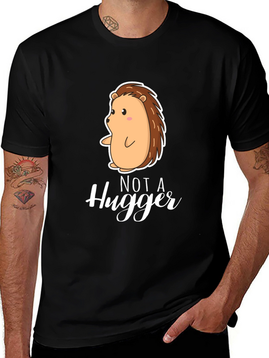 Not A Hugger Hedgehog Graphic Tee