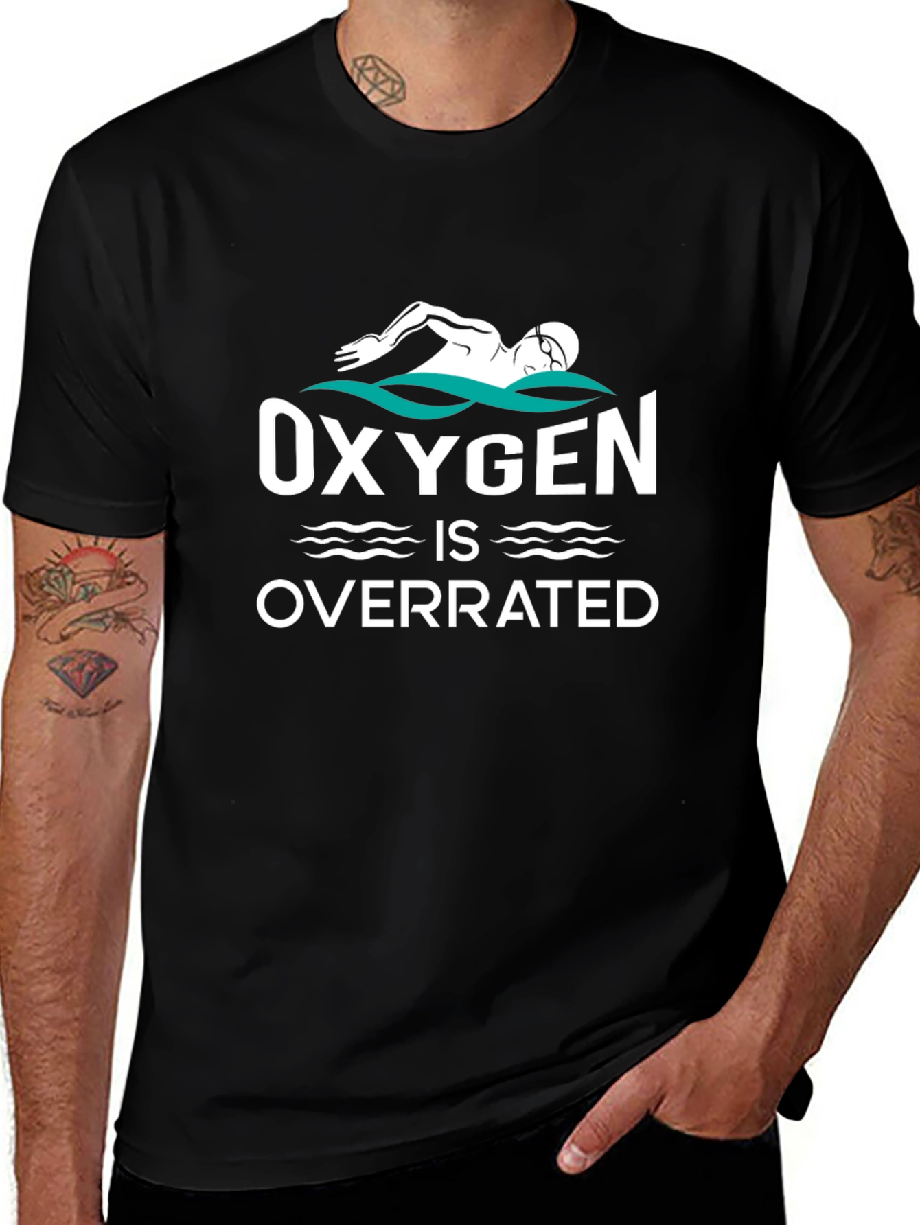 Oxygen is Overrated Swimmer T-Shirt