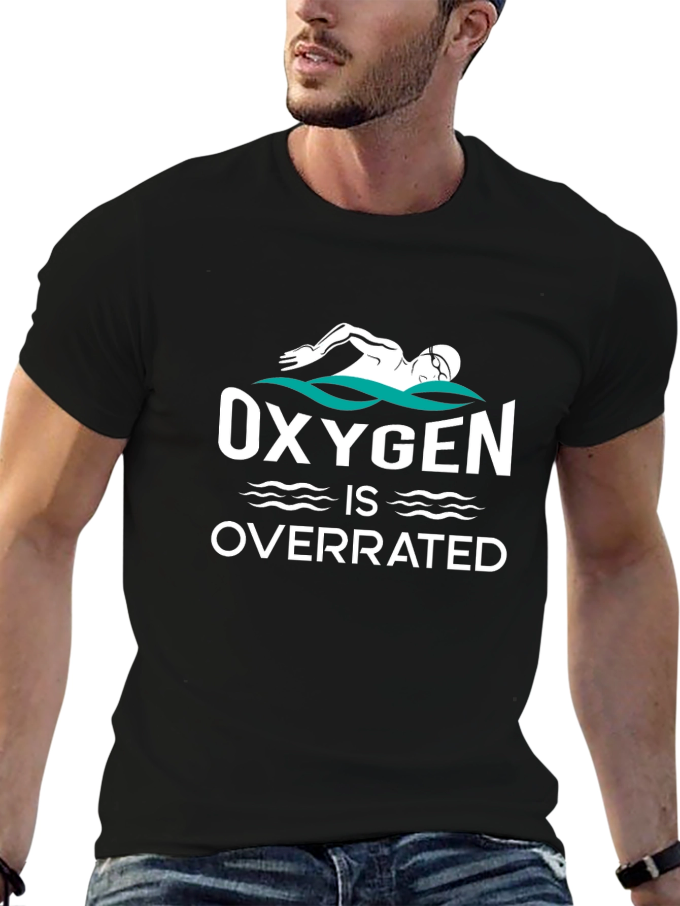 Oxygen is Overrated Swimmer T-Shirt