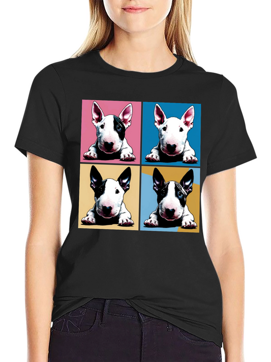 Pop Art Bull Terrier T-Shirt