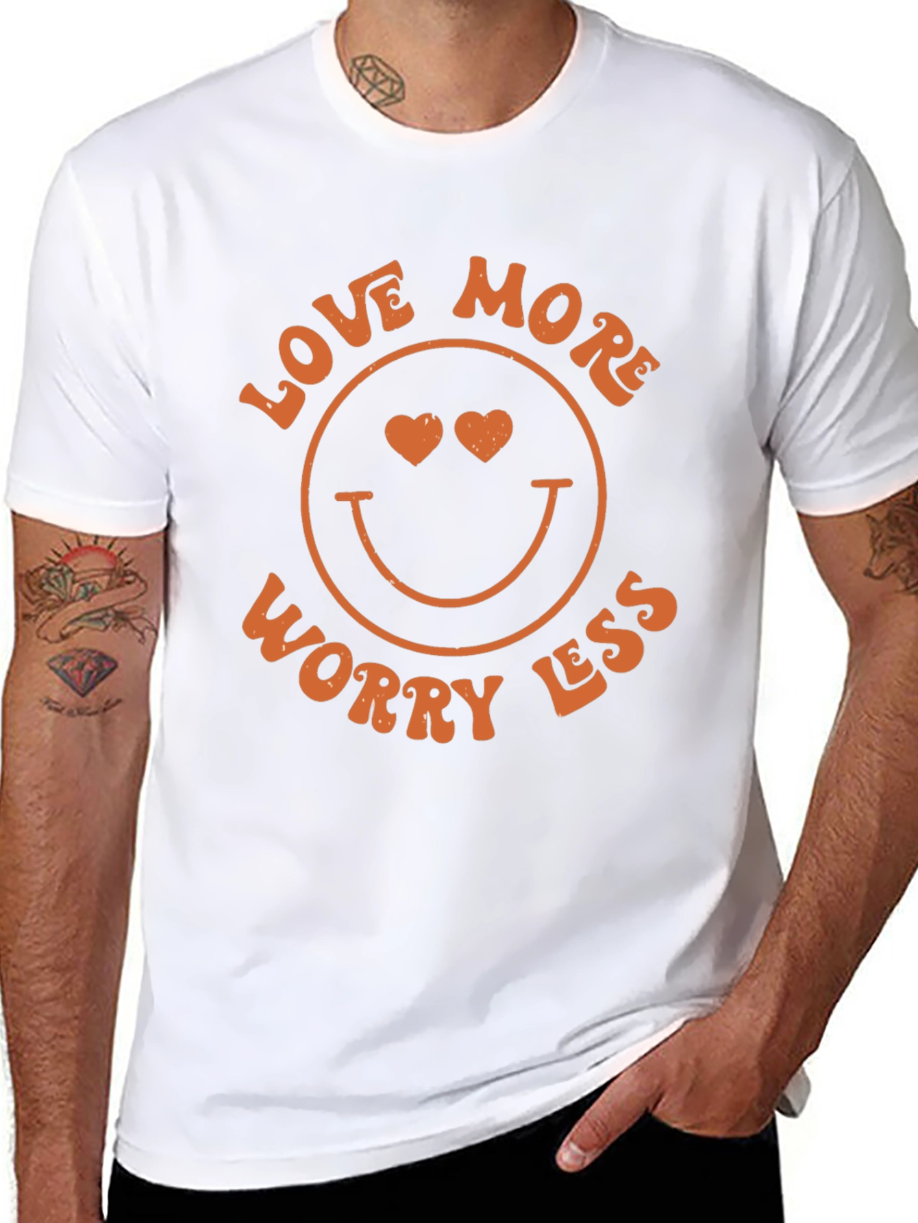Love More Worry Less Graphic Tee